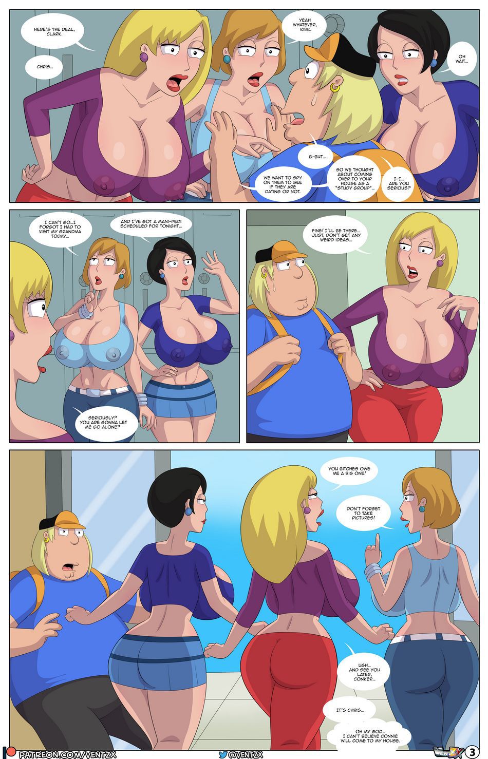 Quahog Diaries 3 - Arabatos page 3 hentai porn comic manga doujin